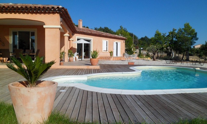 Draguignan Villa | Villa fully air-conditioned, panoramic view. between sea, lake and Verdon
