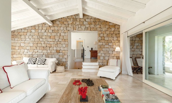 Castiadas Villa | VILLA GELSOMINO, 500 meters from the sea with garden, private pool, and sea view