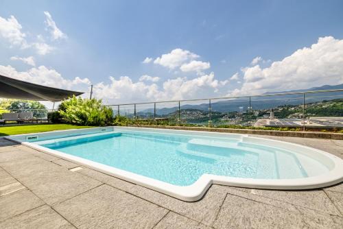 Lugano Villa | Villa Girandola with private, heated pool