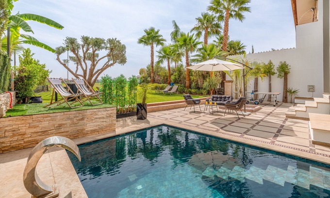 Tassoultante Villa | Villa golfArgan+Breakfast+housemaid+transfer