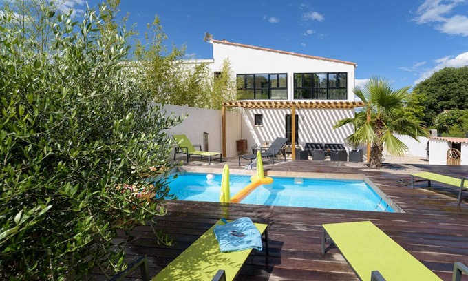 La Valsiere Villa | Villa Holidays ⭐- Heated & private pool - air conditioning - wifi - parking - Netflix