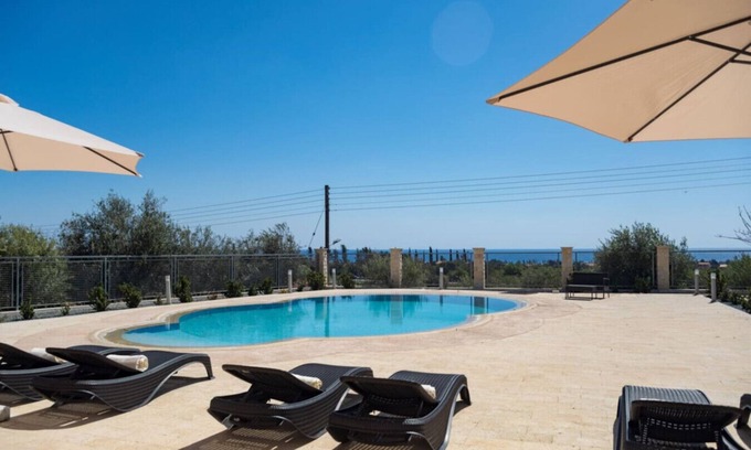 Peyia Town House | Villa in a quiet area with an exceptional views from the pool!