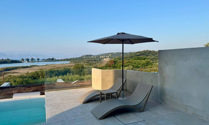 Petaleia Villa | Villa in Acharavi with 3 bedrooms sleeps 6