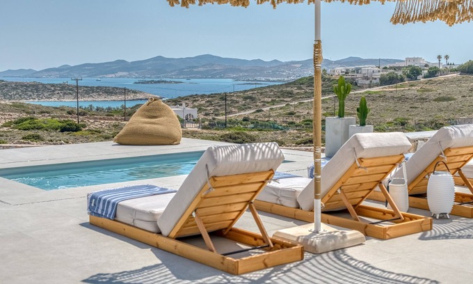 Nea Cryssi Akti Villa | Villa in Agia Irini with Sea & Sunset Views!