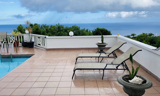 Woodlands Villa | Villa in Montserrat (Caribbean) with breathtaking sea views
