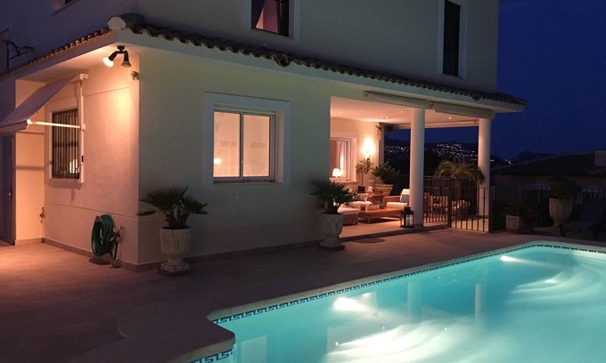 La Nucia House | Villa in wonderful location with lounge atmosphere and sea view next to Altea