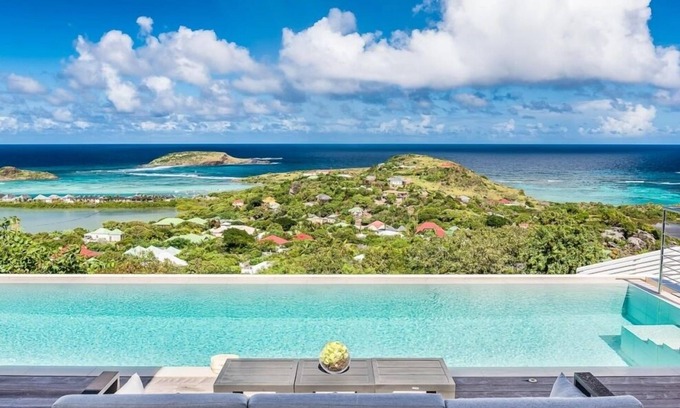 Petit Cul De Sac Beach Villa | Villa Iris | Ocean View - Located in Tropical Grand Cul de Sac with Private Pool
