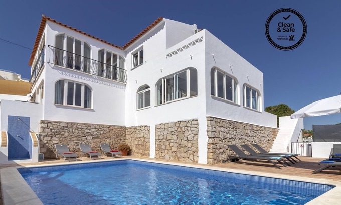 Carvoeiro Villa | Villa James, Heart of Village, Ocean Views, Pool