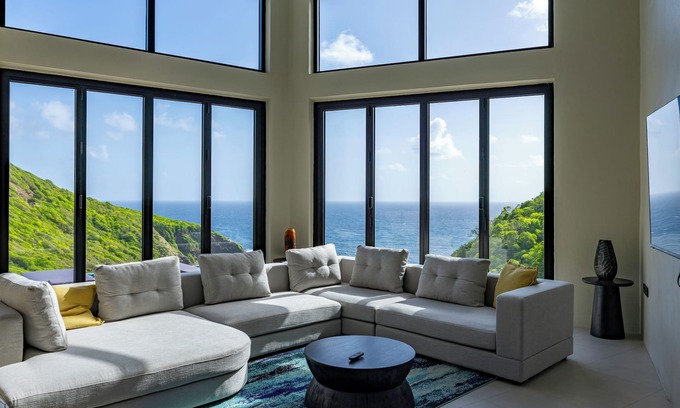 Cap Estate Villa | Villa Jasiri - Breathtaking Beachfront Ocean View!