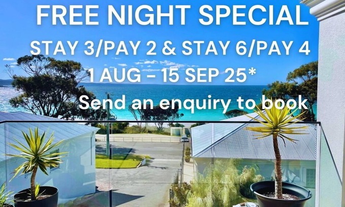 Binalong Bay House | Villa Jasper - Spacious villa style accommodation with panoramic views