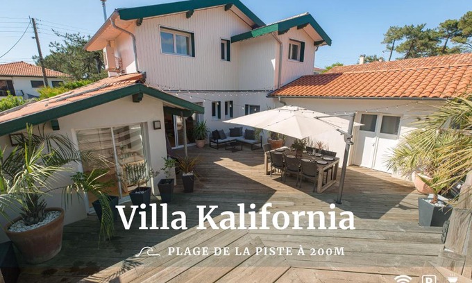 Capbreton Villa | Villa Kalifornia: Plage & Centre-ville à Capbreton