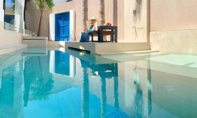Loutra Villa | Villa Kallergi Athena 12 guests, concert piano&pool,sea view, 200+ year old vine