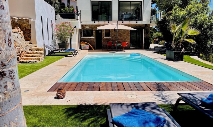 Hyeres Villa | VILLA KALLIOPE (new) - SEA 180° SIGHT & EASY BEACH ACCESS