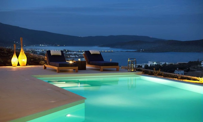 Elounda Villa | Villa King heated pool 8 bedroom villa