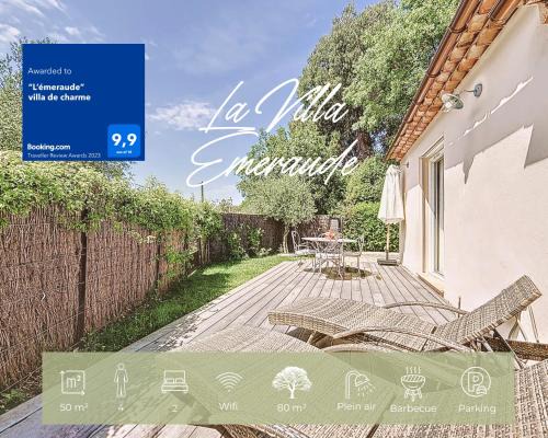 Valbonne House | Villa "L'émeraude - Maison d'Hôtes - Jardin et parking privés - Valbonne
