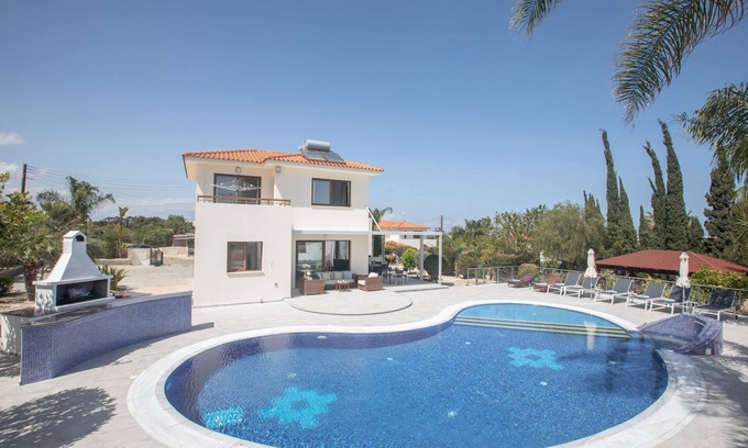 Protaras Villa | Villa Liana, Classy 4BDR Protaras Villa with Private Pool, Close to Fig Tree Bay