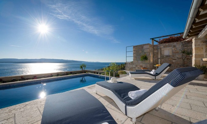 Murvica Villa | Villa Lipa-Brac - amazing villa with sea views, a pool, close to the beach