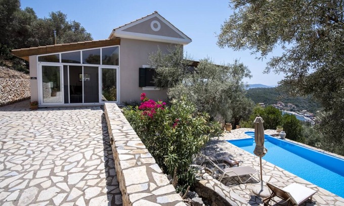 Sivota Villa | Villa Margarita, private infinity pool, amazing views, luxury, spacious, parking