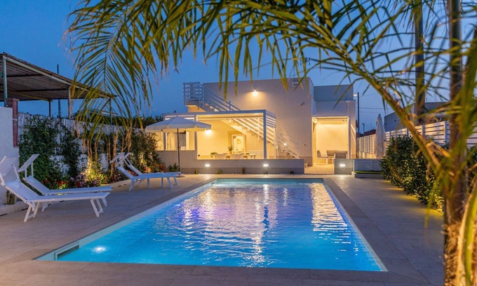 Santa Maria del Focallo Villa | Villa MarsaMa Pool Heated