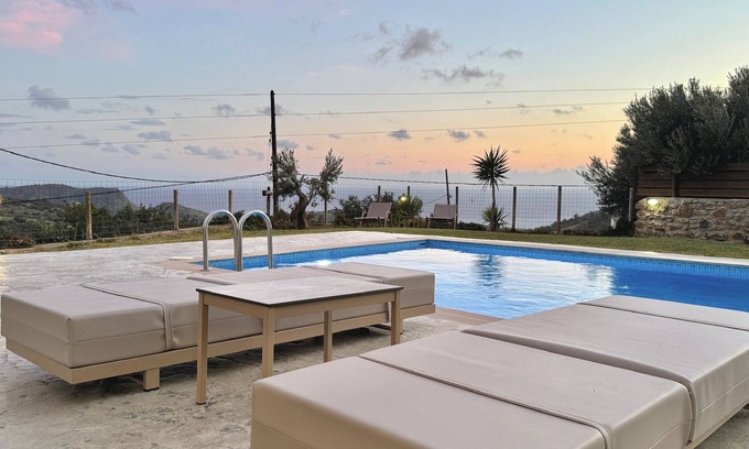 Triopetra Villa | Villa Michael Triopetra Private Villa, Private Swimming Pool, Panoramic Sunset