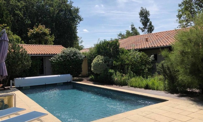 Biganos House | Villa "Millésime" 8 p. avec piscine et jacuzzi