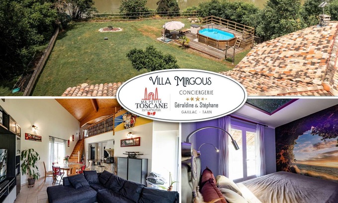 Buzet-sur-Tarn House | Villa Mirgous - Swimming pool - on the banks of the Tarn