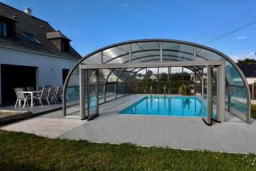 Barneville-Carteret House | Villa near beach with pool 11 pers baby