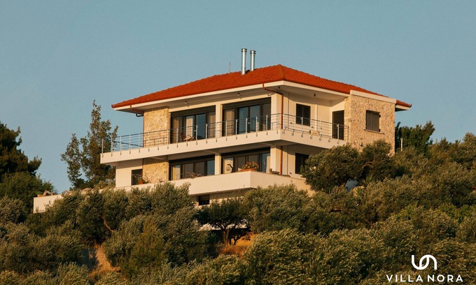 Kassandra Villa | VILLA NORA | Spacious, fully equipped with amazing view & big garden.