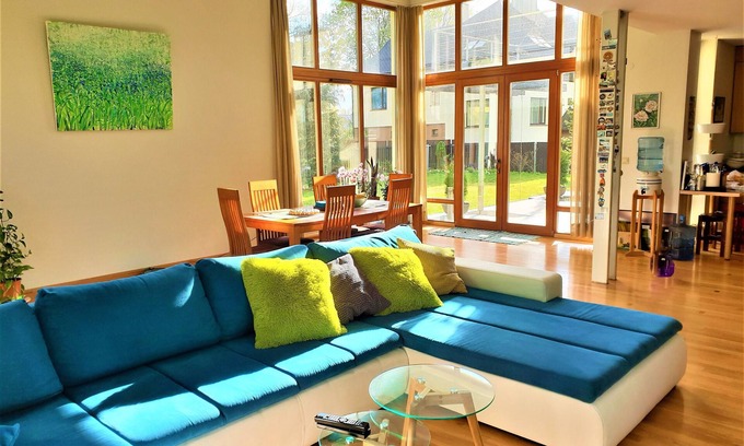 Ziepniekkalns House | Villa Ohaijo with park view, jacuzzi and 3 terraces