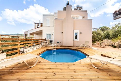 Agia Pelagia Villa | Villa Olive with Pool & SeaView
