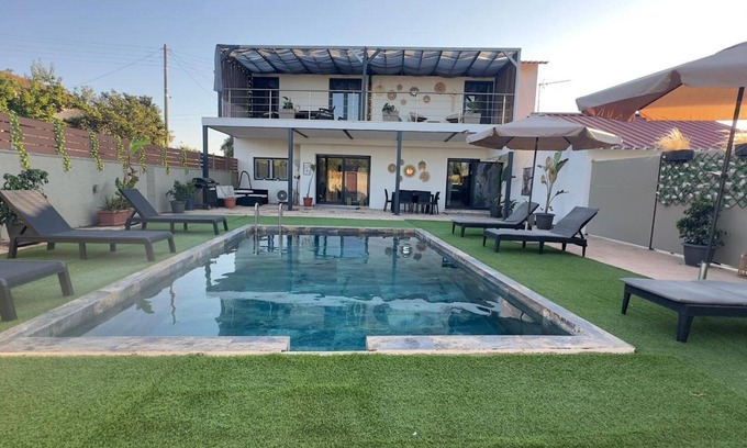 Lefkimmi Villa | Villa 'Olivia Estate' with Private Pool, Wi-Fi and Air Conditioning