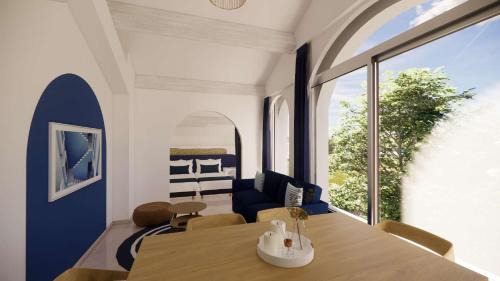 Les Lecques Apartment | Villa Onyra - Suite Santorin - Appartement en bord de mer