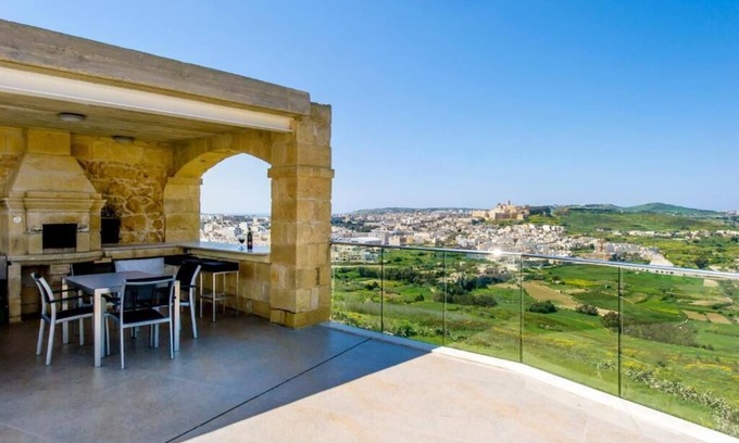 Xaghra Apartment | Villa Panorama - Luxury Villa with Indoor and Outdoor Pools