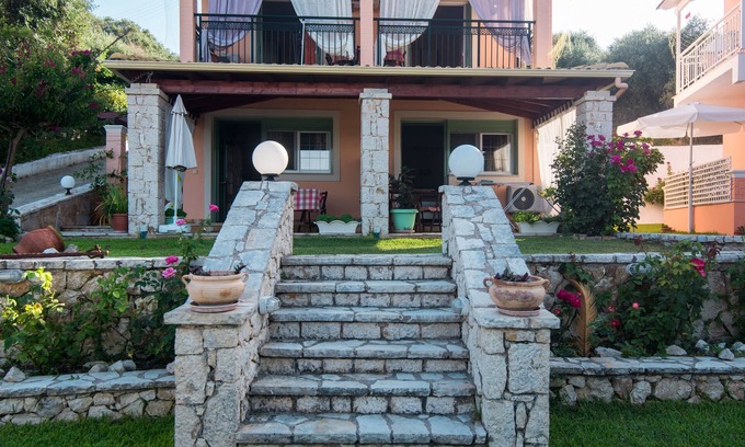 Messonghi Apartment | 'Villa Pepy Apartment' with Sea View, Garden & Wi-Fi
