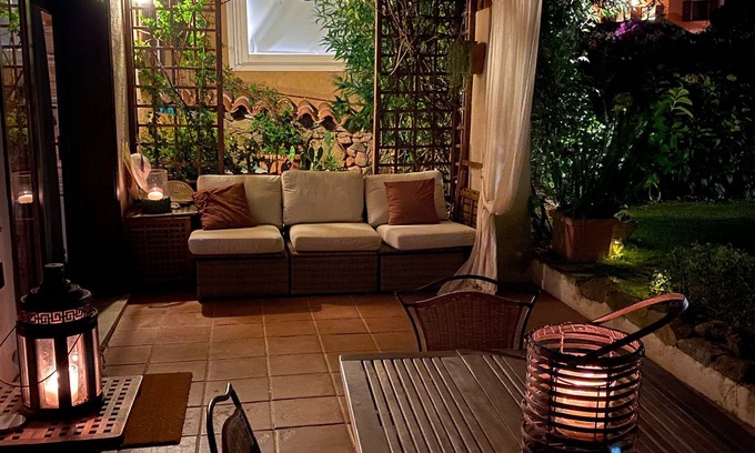 Arzachena House | Villa, Poltu Quatu, Porto Cervo, garden, panoramic sea view near Baja Sardinia