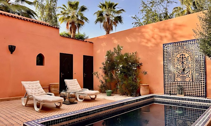 Palmeraie Villa | Villa Privative et Cosy sans vis-a-vis, Palmeraie 6 Personnes