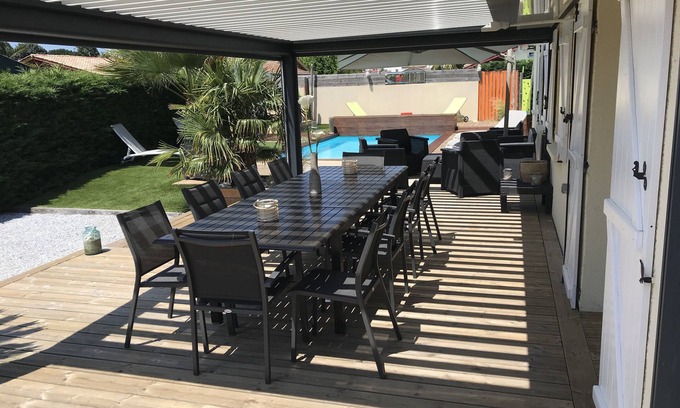 La Teste-de-Buch Villa | Villa +private heated pool, quiet area, near Bassin- PROMO LAST MINUTES
