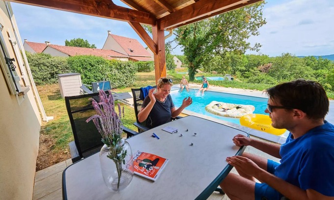 Lanzac Villa | Villa private pool, independent, 1 bathroom 6 persons