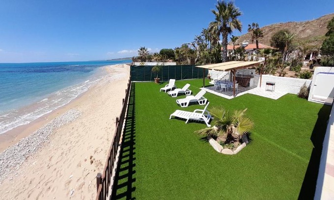 Sciacca Villa | Villa Regina del Mare - Top solarium and garden