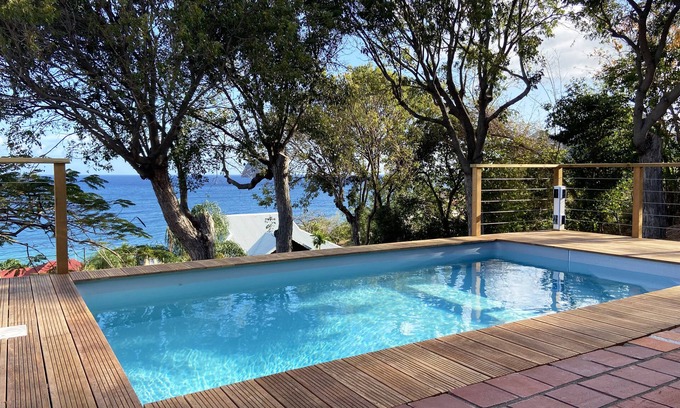Le Diamant Villa | Villa Rental F4 - Stunning sea view - 300 M De La Plage - Calm Environment