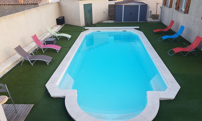 Villeveyrac Villa | Villa rental in a peaceful village close to the sea