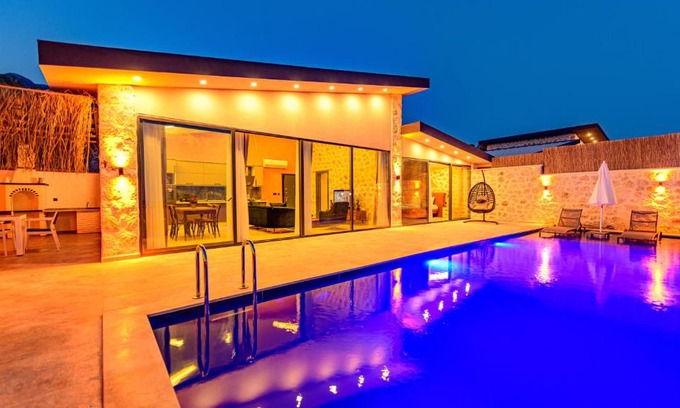 Faralya Villa | Villa Selim - 1 Bed Honeymoon Villa with jacuzzi in Kalkan