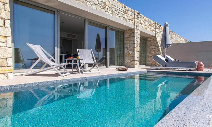 Sivota Villa | Villa 'Sivota Sunset One-Bedroom 4' with Sea View, Wi-Fi and Air Conditioning