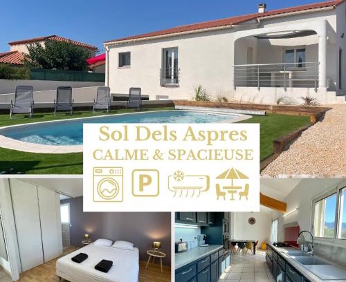 Brouilla Villa | Villa Sol Dels Aspres avec Piscine, Barbecue, Climatisation centralisée, Garage, Internet SUDSEJOURCONCIERGERIE