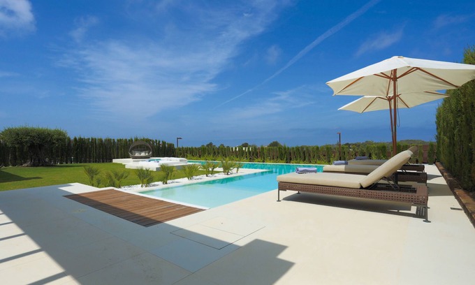 Cala Comte Villa | VILLA SOLARIS * 4HABS. MODERN VILLA LUXURY URBANIZATION 2 MINS OF CALA CONTA