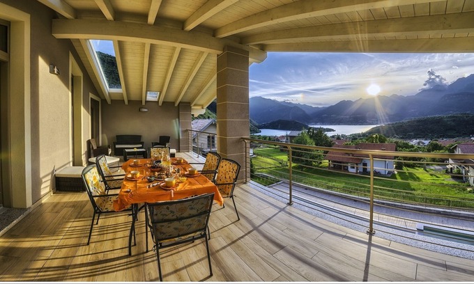 Colico Apartment | Villa TaDi LaRo, Panorama, lake view, pool, air-co, free wi-fi