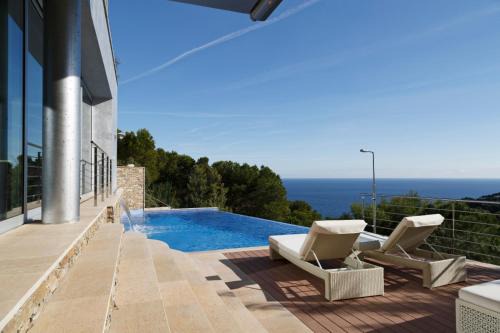 Tamariu House | Villa Tamariu with swimming pool and sea-view