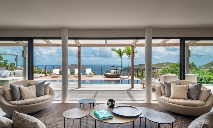 Colombier Villa | Villa The One | Ocean View - Located in Tropical Colombier with Private Pool