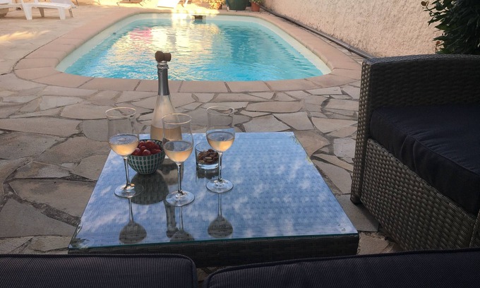 La Bouverie Villa | Villa turtle 4 people private swimming pool in peace