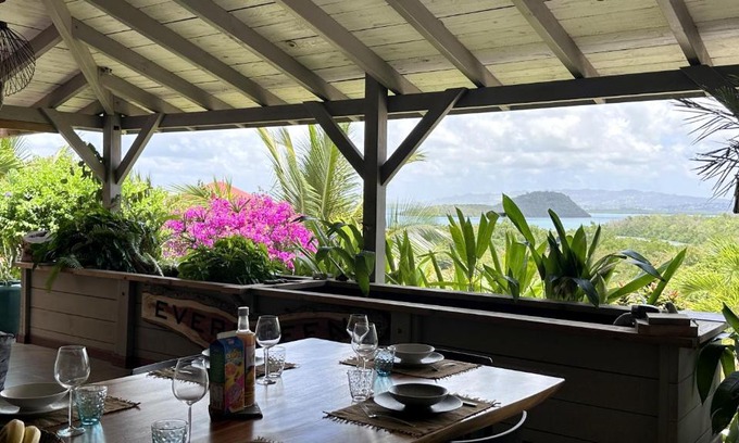 Les Jalna Villa | Villa Ty Natur T5, espace, calme, verdure, vue mer